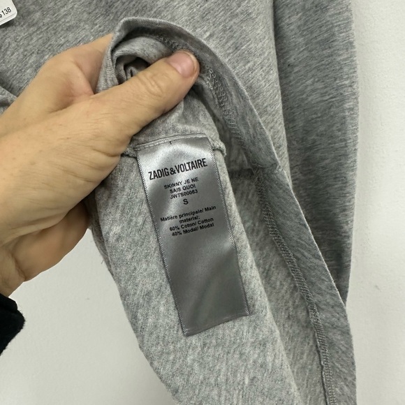 Zadig & Voltaire Je Ne Sais Quio T-Shirt. - Picture 5 of 6